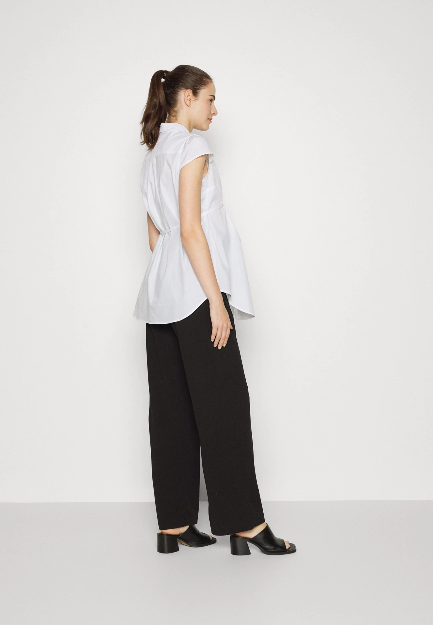 Button-Down Blouse - White 3 Button-Down Blouse - White - Image 3