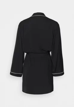 Anna Field Amanda Satin Dressing Gown - Dressing Gown - Black -Anna Field Shop 02d6ba585165492c8f07ab44f0a3d177 scaled