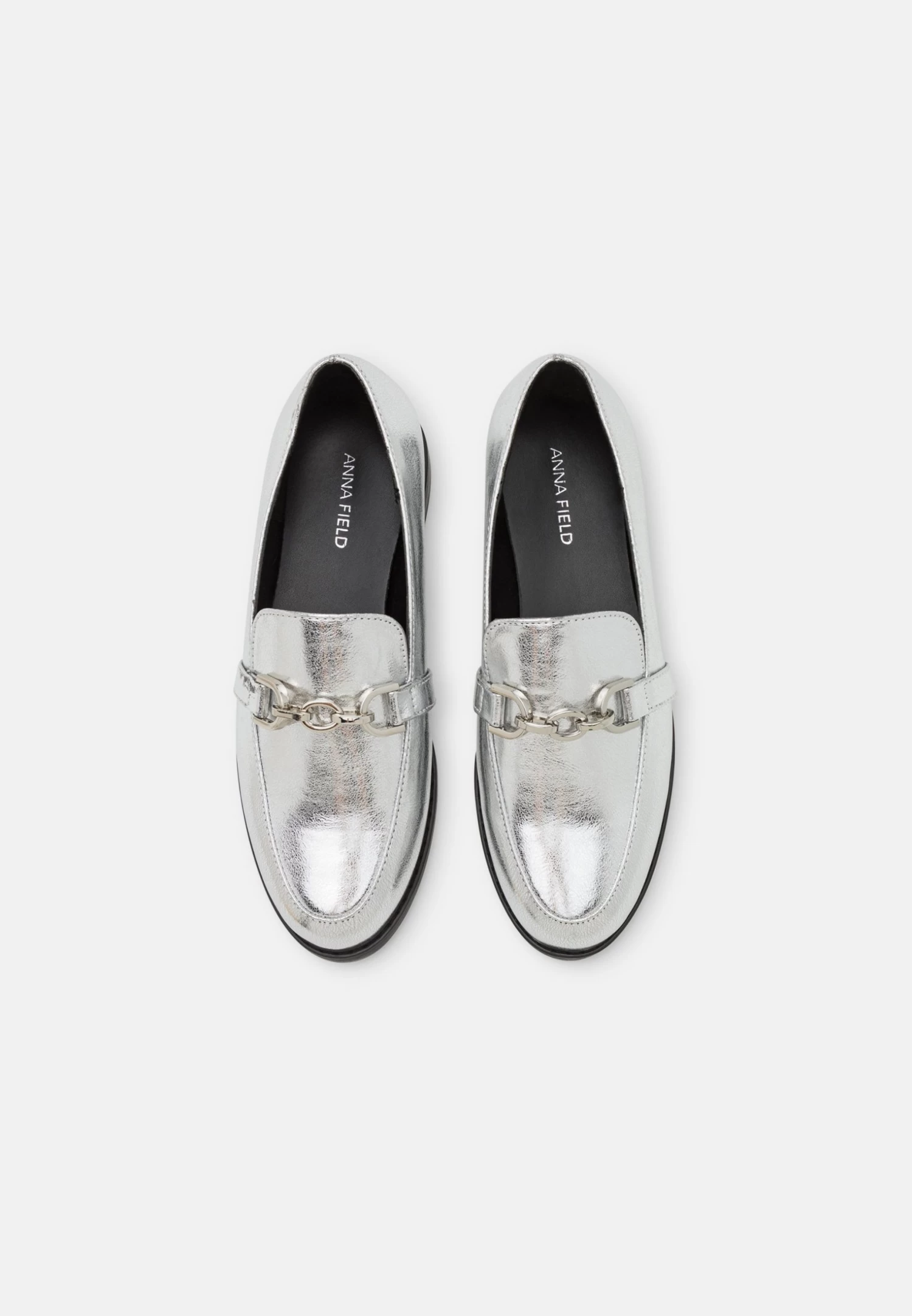 Anna Field Slip-Ons - Silver 6 Anna Field Slip-Ons - Silver - Image 6