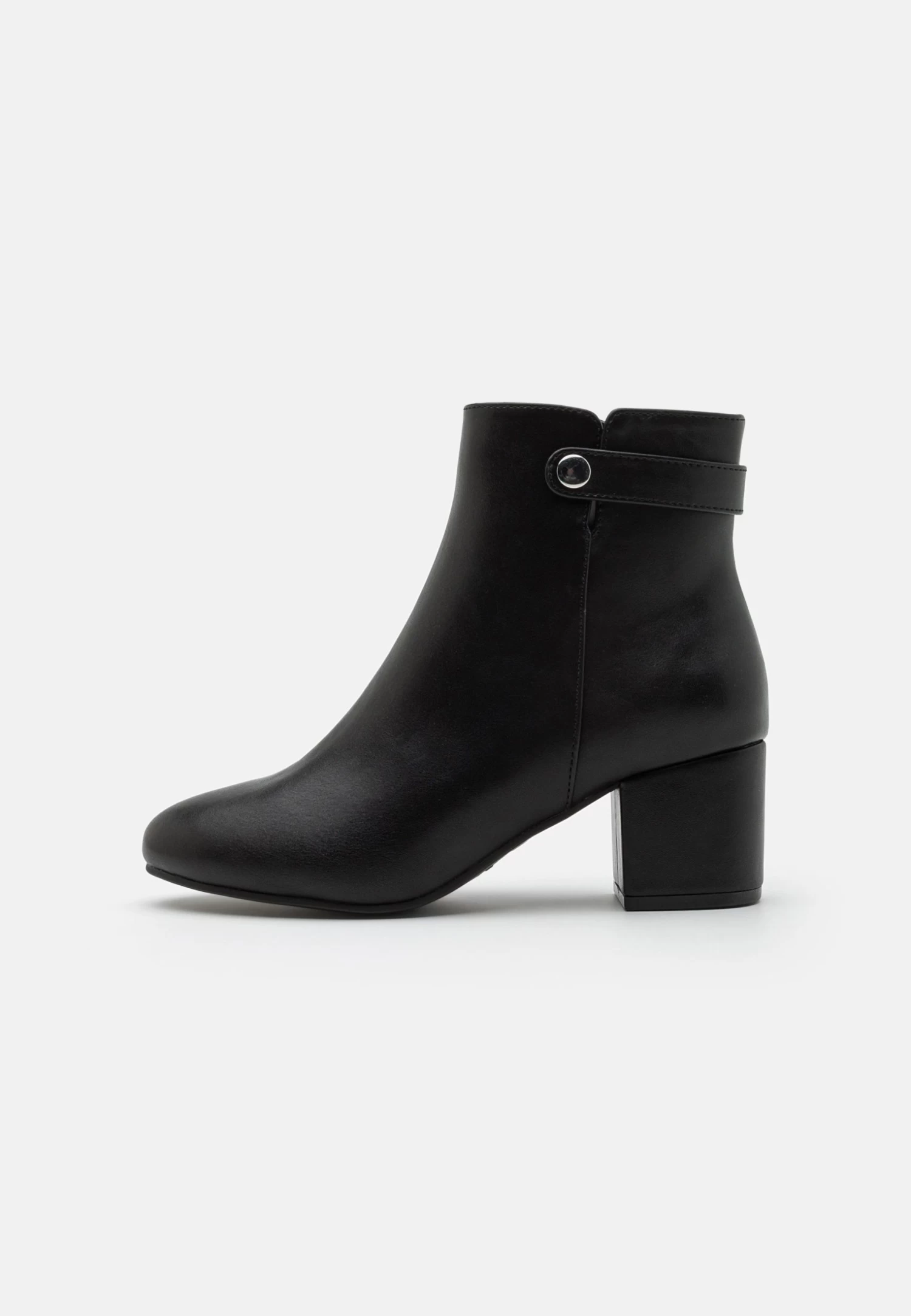 Wide Fit - Classic Ankle Boots - Black 2 Wide Fit - Classic Ankle Boots - Black - Image 2