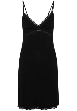 Anna Field Heidi Short Sleeves Viscose Nightdress - Nightie - Black -Anna Field Shop 09bf0e44fa95471b8c6347b5c956e75d scaled
