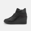 Anna Field High-Top Trainers - Black