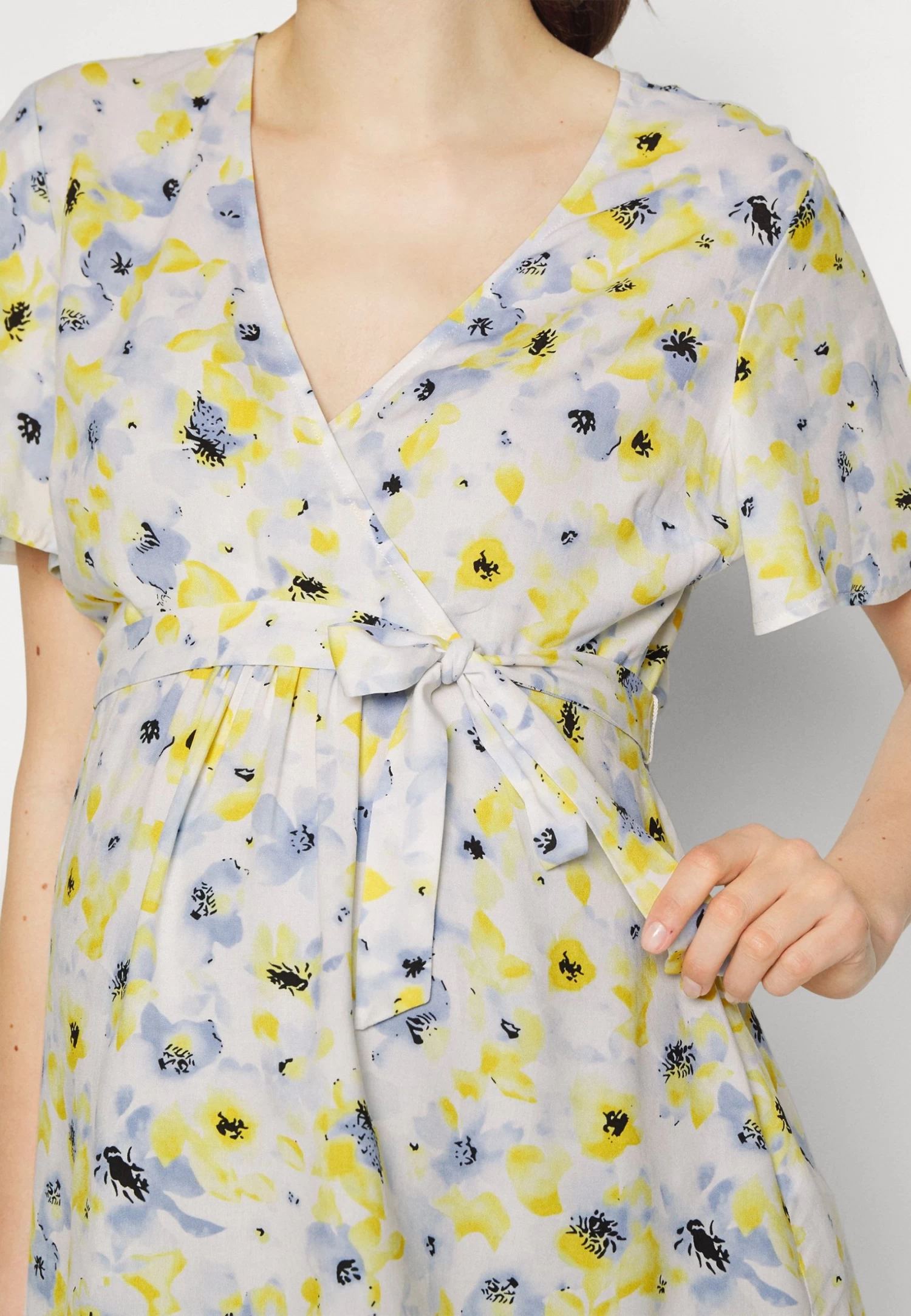 Blouse - White/Light Blue 5 Blouse - White/Light Blue - Image 5