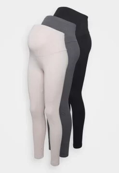3 Pack - Leggings - Trousers - Black/Beige/ Grey -Anna Field Shop 10823db8eedb45caae40d03c95094fc7 scaled