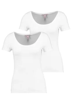 Anna Field 2 Pack- Basic T-Shirt - White
