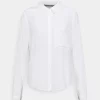 Anna Field Basic Blouse With Pocket - Button-Down Blouse - Off-White