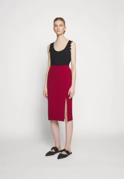 Anna Field Pencil Skirt - Dark Red -Anna Field Shop 1a4811d8b8b844c18ea957f12d0c985c scaled
