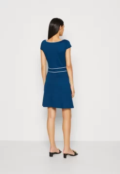 Anna Field Jersey Dress - Blue/White -Anna Field Shop 1c005ed49928470ca7f7d55ca203f776 scaled