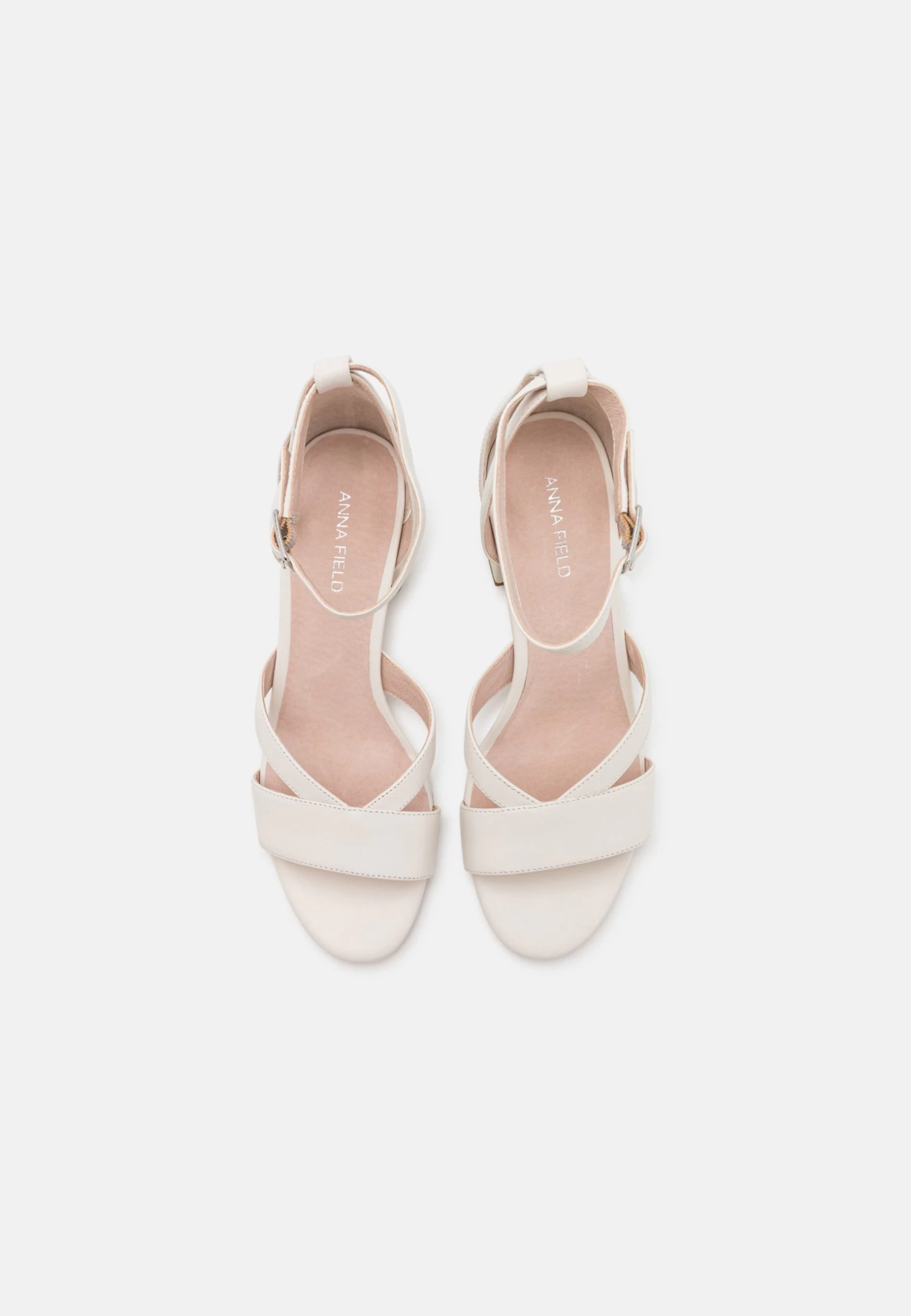 Leather Wide Fit - Sandals - White 6 Leather Wide Fit - Sandals - White - Image 6