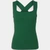 Anna Field Top - Dark Green