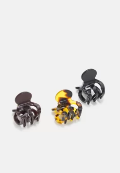 Anna Field 3 Pack - Hair Styling Accessory - Black/Brown/Beige