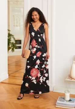 Anna Field Shop 9 Anna Field Maxi Dress - Black/Pink