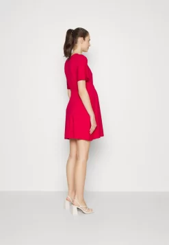Short Sleeves Flared Mini Dress- Jersey Dress - Red -Anna Field Shop 26870fe460da45eeb099e7f140158054 scaled