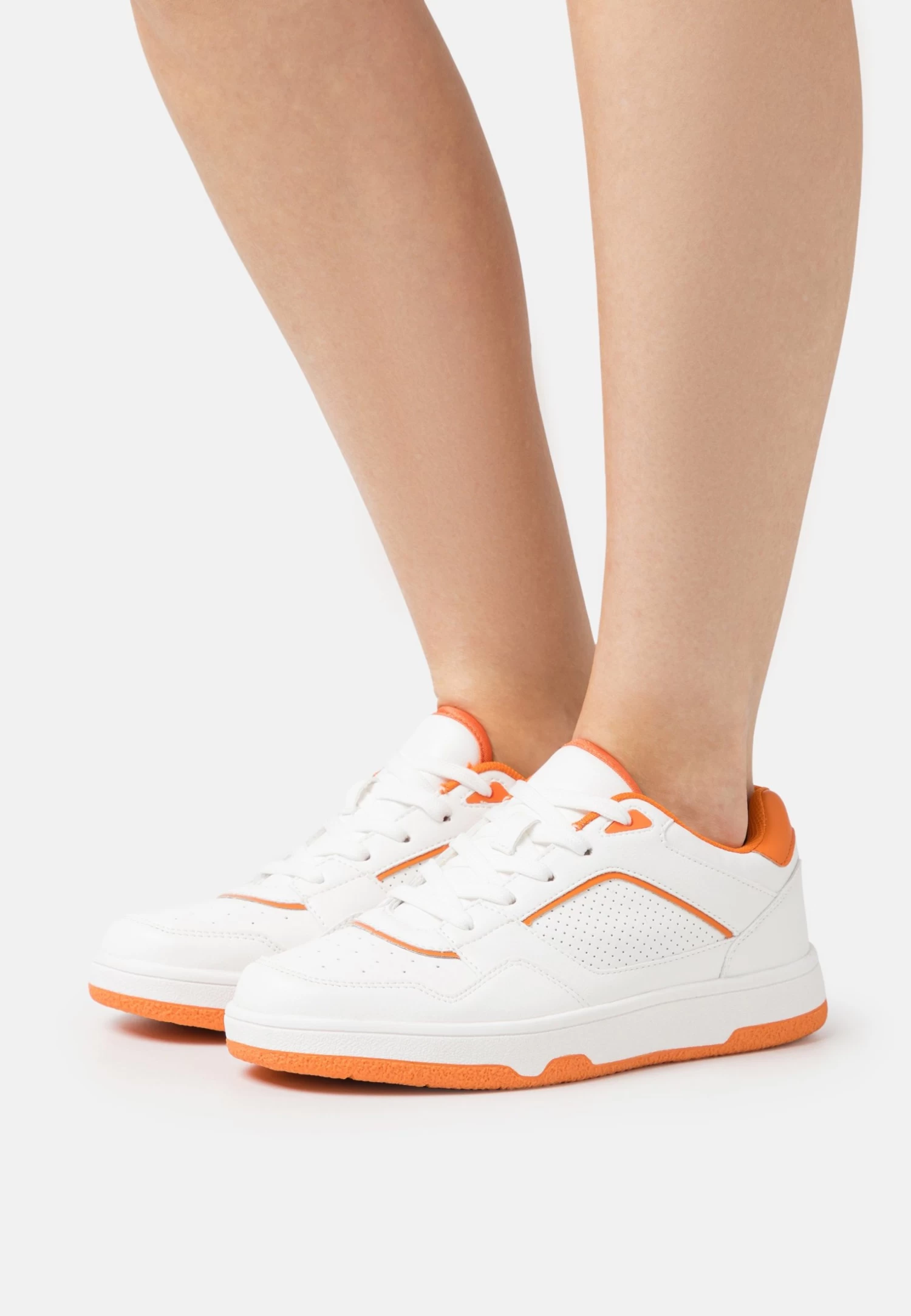 Trainers - White/Orange 1 Trainers - White/Orange