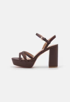 Anna Field Platform Sandals - Dark Brown
