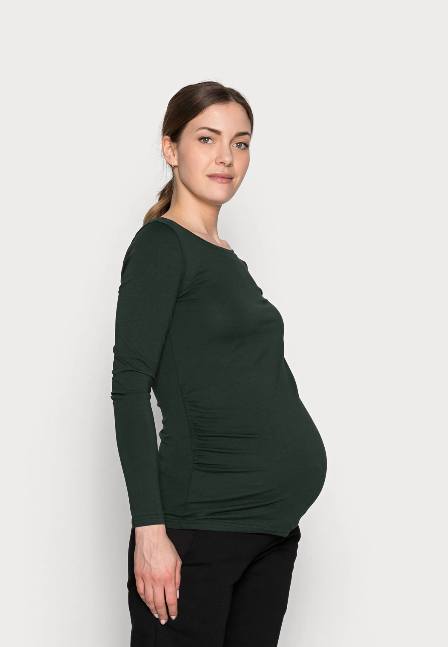 2 Pack - Long Sleeved Top - Dark Green/Bordeaux 4 2 Pack - Long Sleeved Top - Dark Green/Bordeaux - Image 4