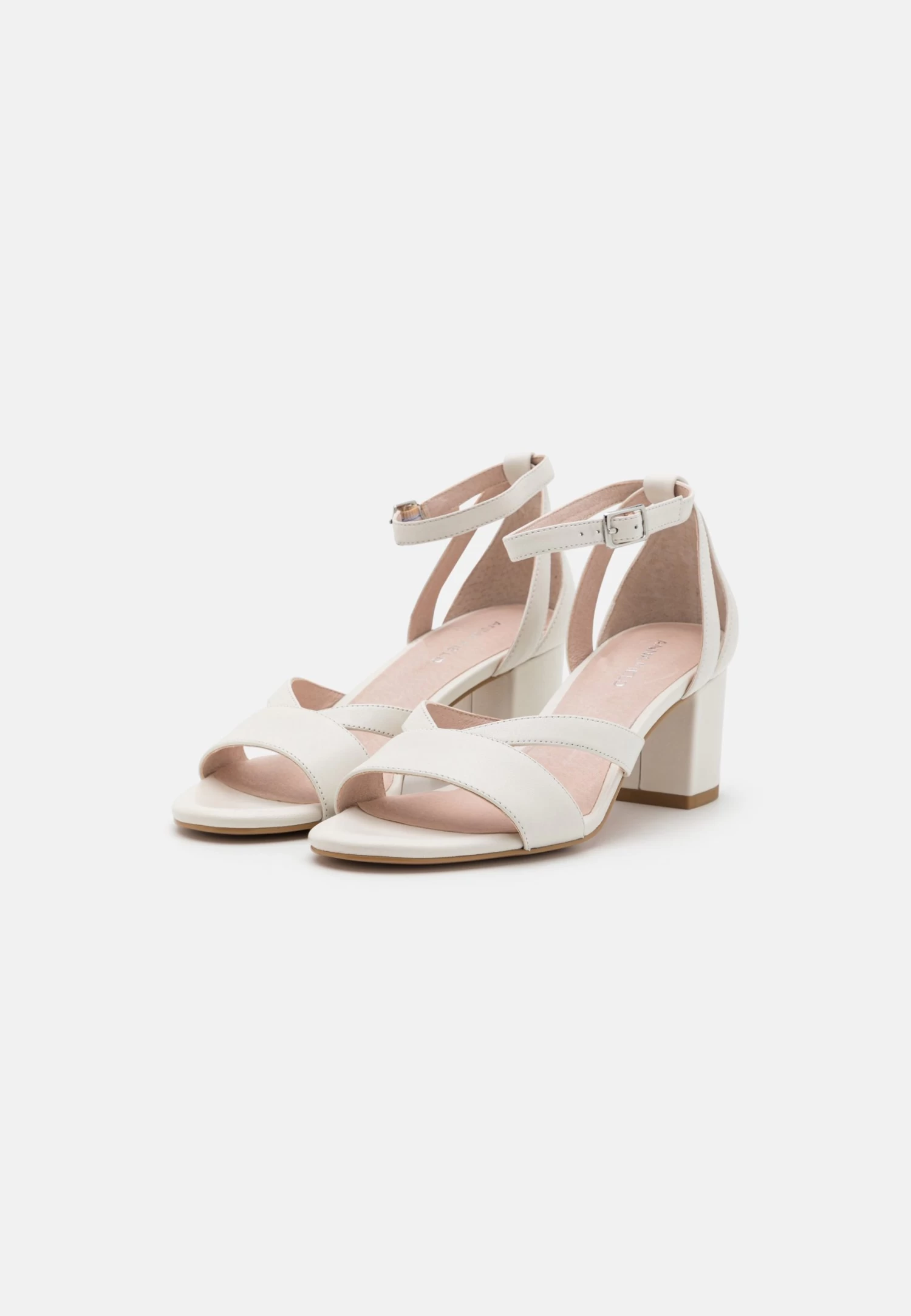 Leather Wide Fit - Sandals - White 3 Leather Wide Fit - Sandals - White - Image 3