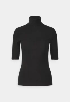 Slim Turtleneck Half Sleeves - Basic T-Shirt - Black 10 Slim Turtleneck Half Sleeves - Basic T-Shirt - Black -Anna Field Shop 3c572c1c90104f2aa65a3261b210f3ad scaled