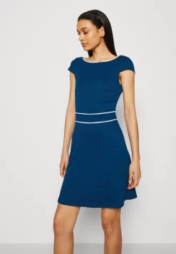 Anna Field Jersey Dress - Blue/White -Anna Field Shop 3f00e11402bd4a02affacc68c97734bb scaled