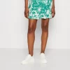 Anna Field Shorts - Green/Off White