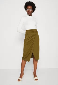 Anna Field Front Knot Midi Skirt - Wrap Skirt -Anna Field Shop 461ee7207cb243998c18cf265d0ad4bd scaled