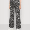 Anna Field Trousers - Black/White