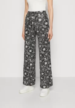 Anna Field Trousers - Black/White