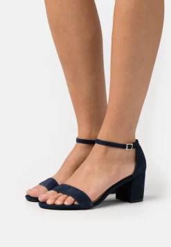 Anna Field Leather - Sandals - Dark Blue