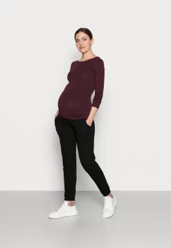 2 Pack - Long Sleeved Top - Dark Green/Bordeaux