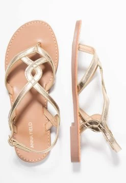 Anna Field T-Bar Sandals - Gold -Anna Field Shop 54069422980d4b019b566295f33b3148