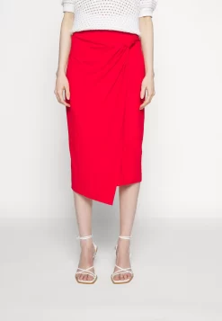 Anna Field Front Knot Midi Skirt - Pencil Skirt - Red 9 Anna Field Front Knot Midi Skirt - Pencil Skirt - Red -Anna Field Shop 5416aafe16b74467a3d37a8be5316c53 scaled