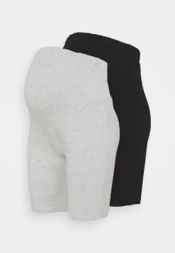 2 Pack - Leggings - Trousers - Black/Light Grey