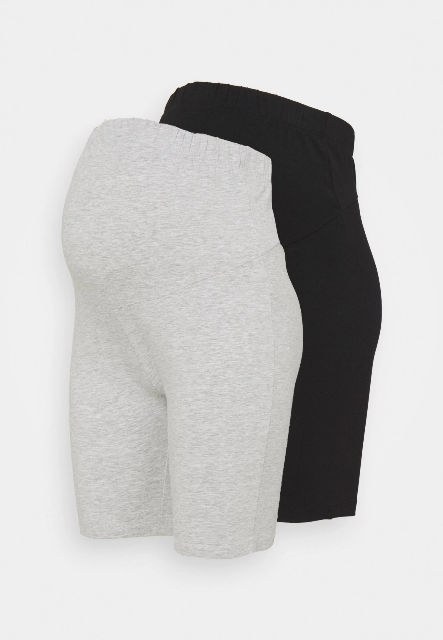 2 Pack - Leggings - Trousers - Black/Light Grey 1 2 Pack - Leggings - Trousers - Black/Light Grey