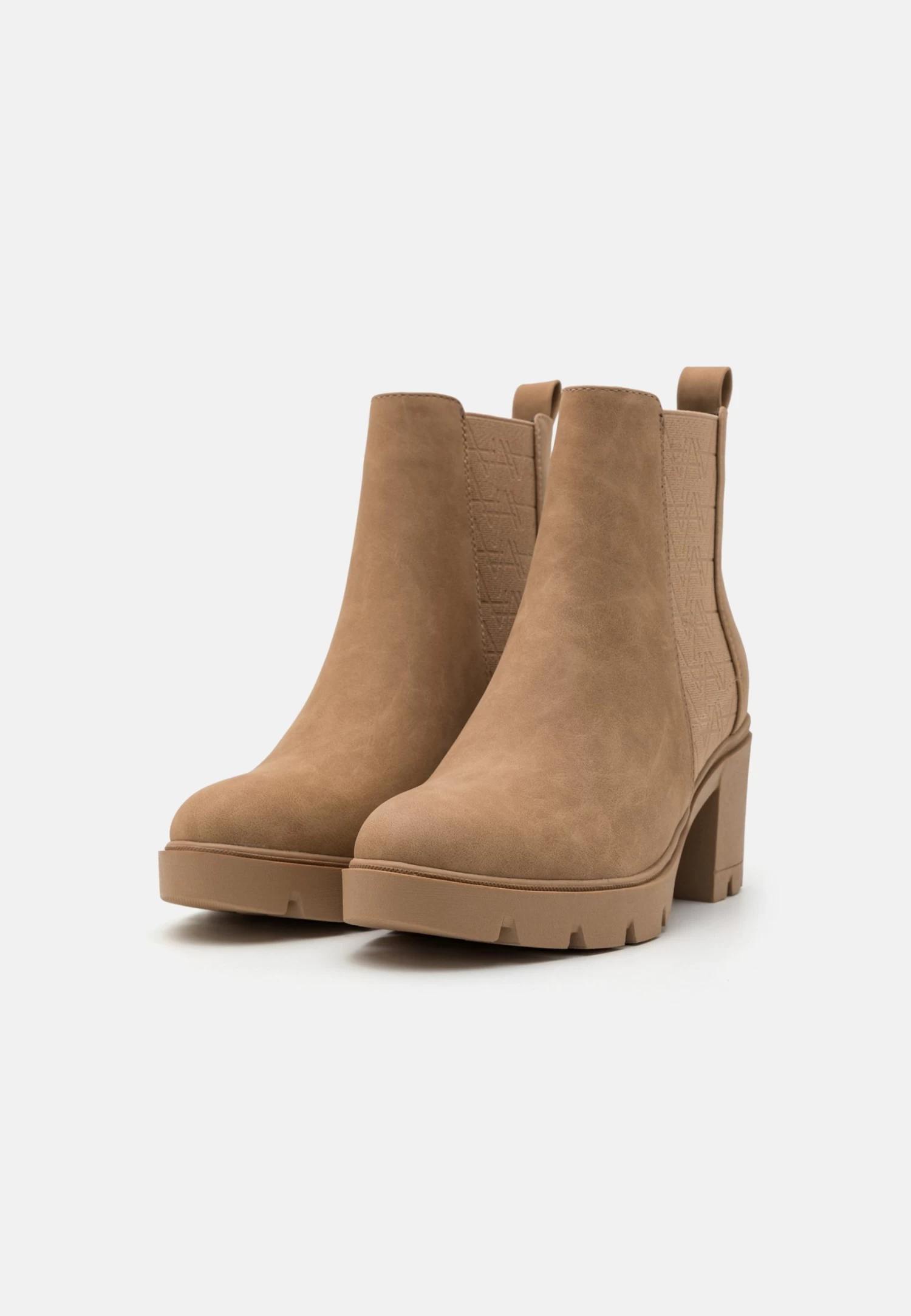 Anna Field Platform Ankle Boots - Taupe 3 Anna Field Platform Ankle Boots - Taupe - Image 3