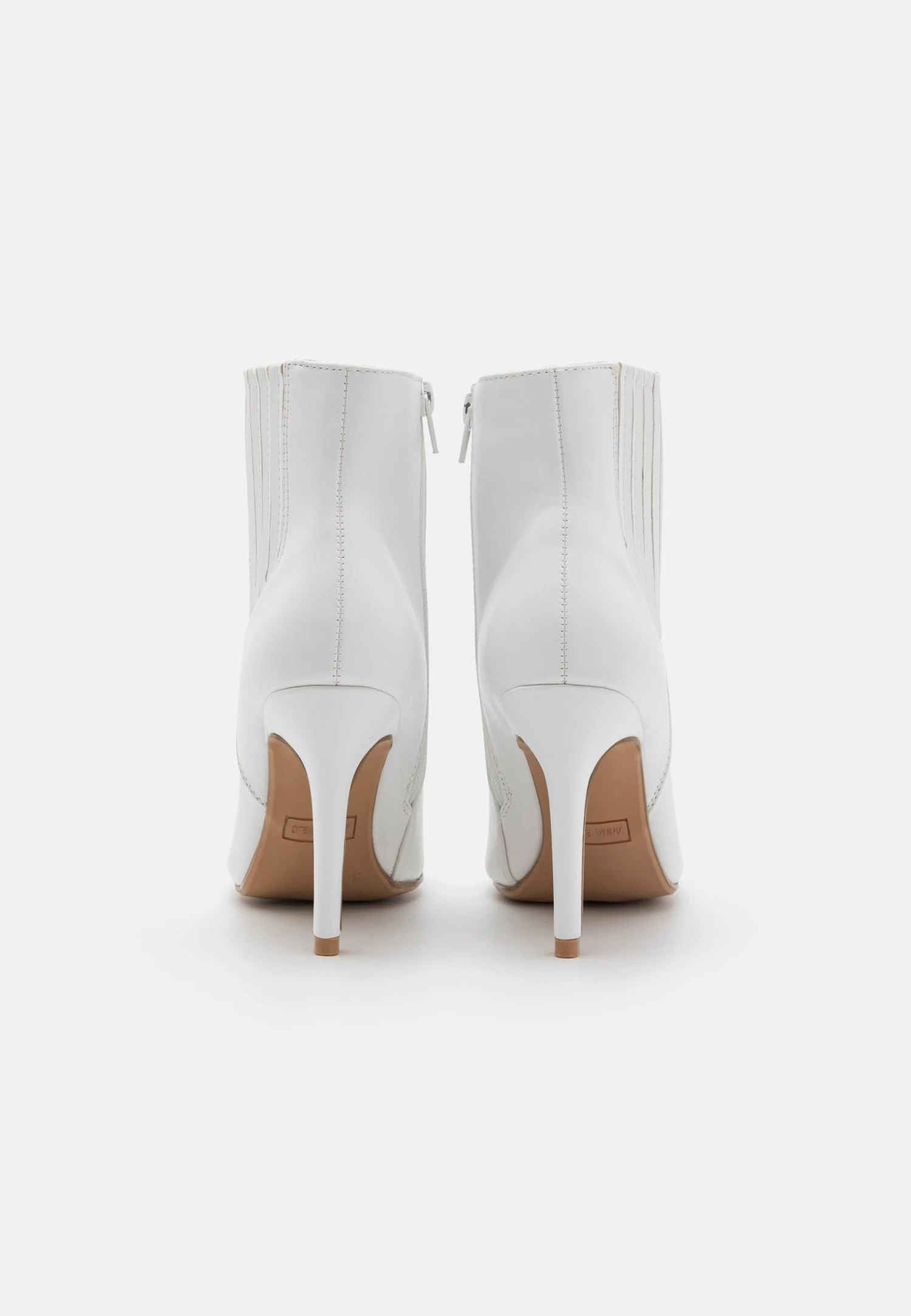 Anna Field Classic Ankle Boots - White 4 Anna Field Classic Ankle Boots - White - Image 4