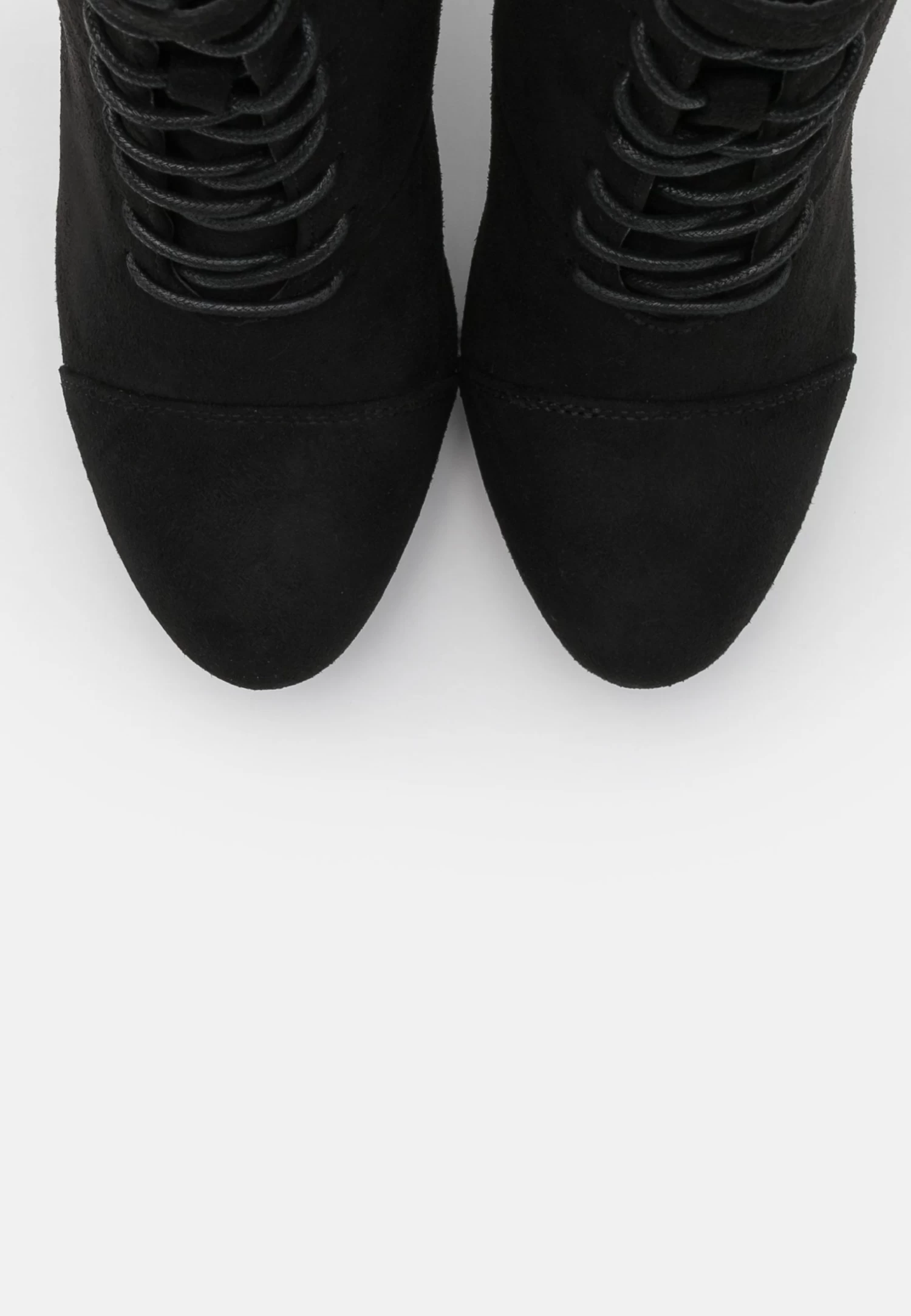 Lace-Up Ankle Boots - Black 6 Lace-Up Ankle Boots - Black - Image 6