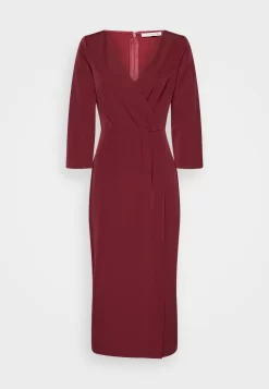 Anna Field Shop 7 Shift Dress - Dark Red