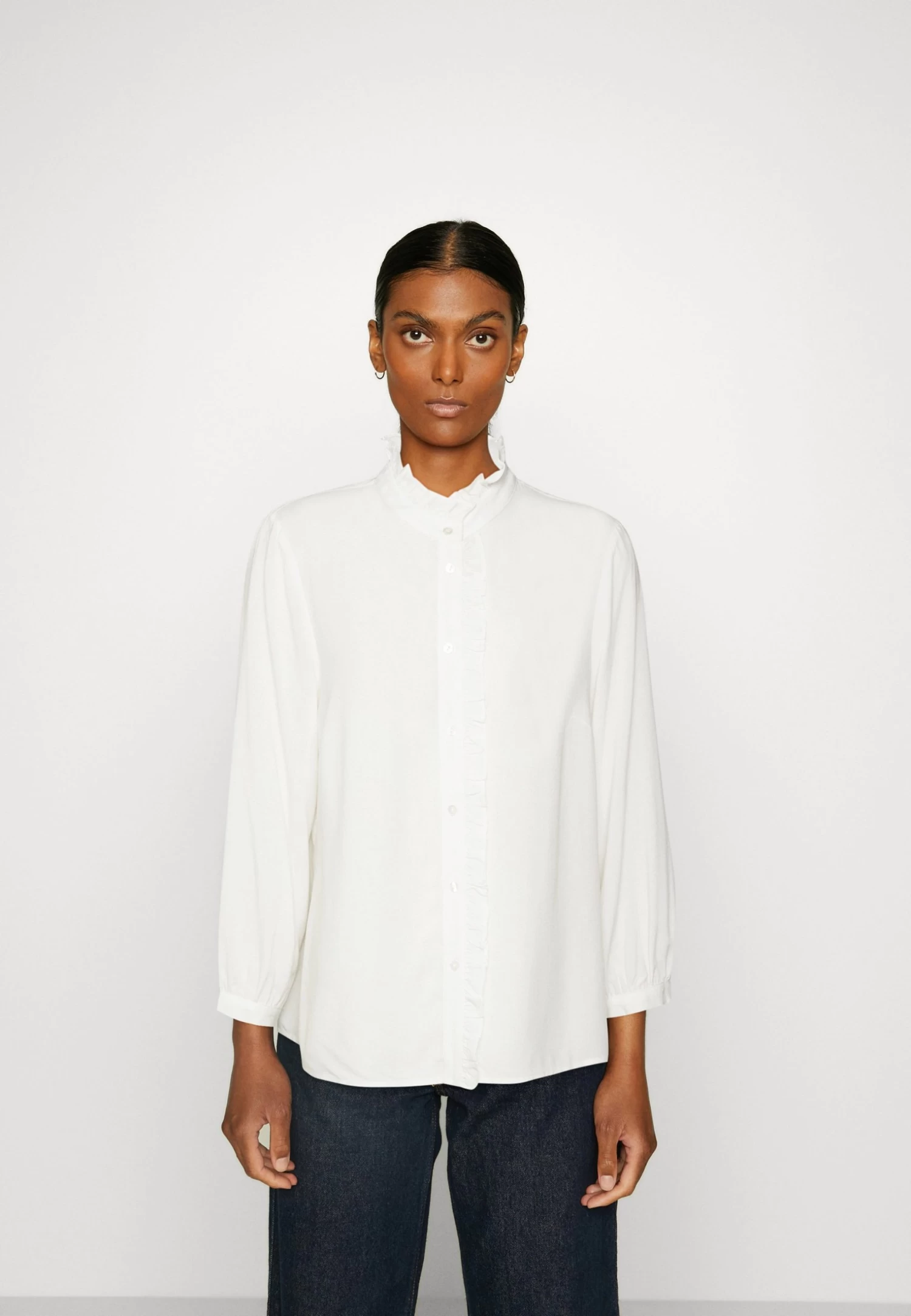 Anna Field Button-Down Blouse -Off-White 1 Anna Field Button-Down Blouse -Off-White