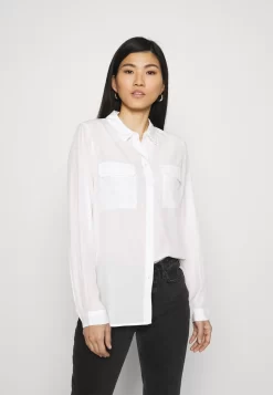 Anna Field Basic Blouse With Front Pockets - Button-Down Blouse