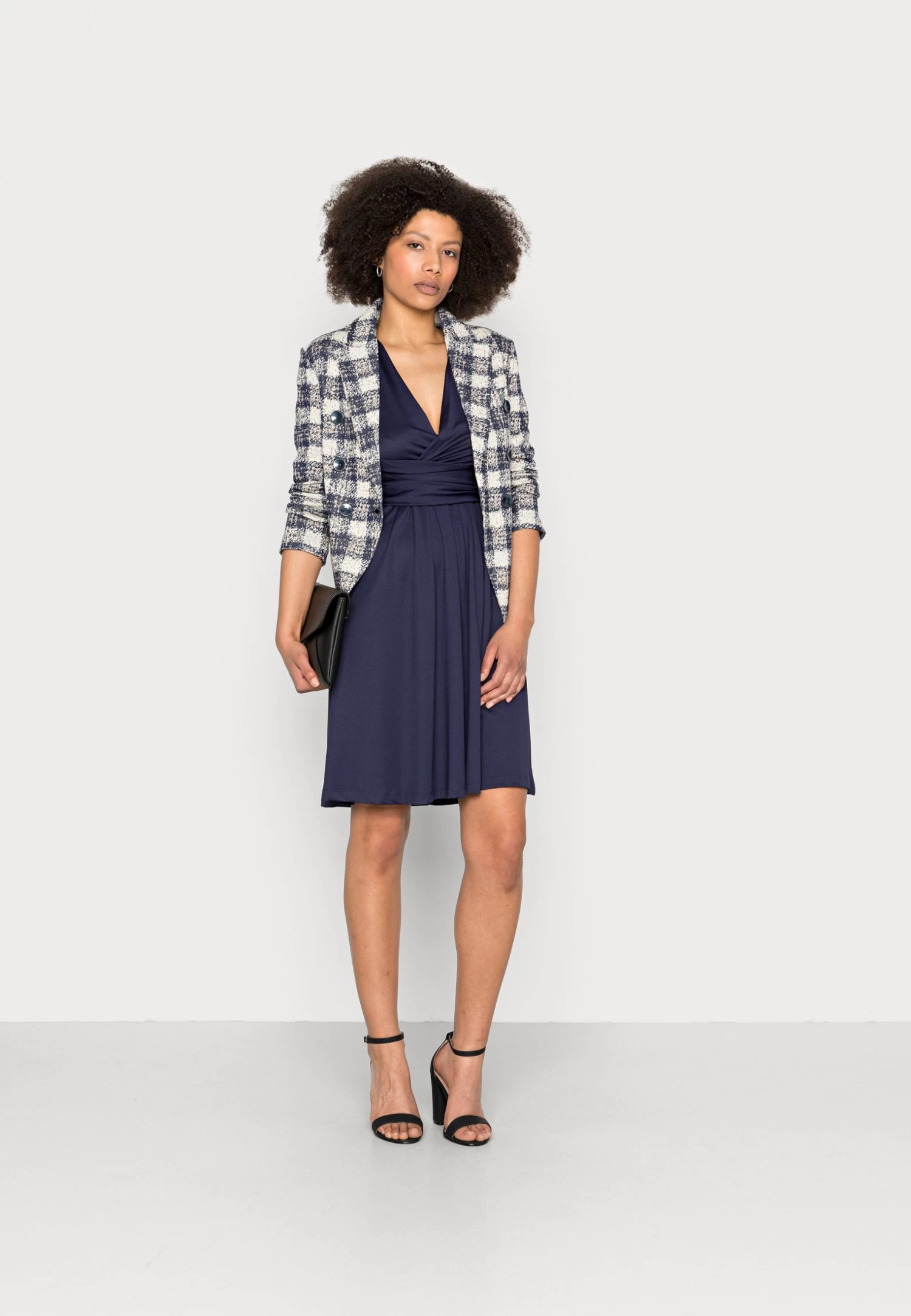 Anna Field Jersey Dress - Dark Blue 2 Anna Field Jersey Dress - Dark Blue - Image 2