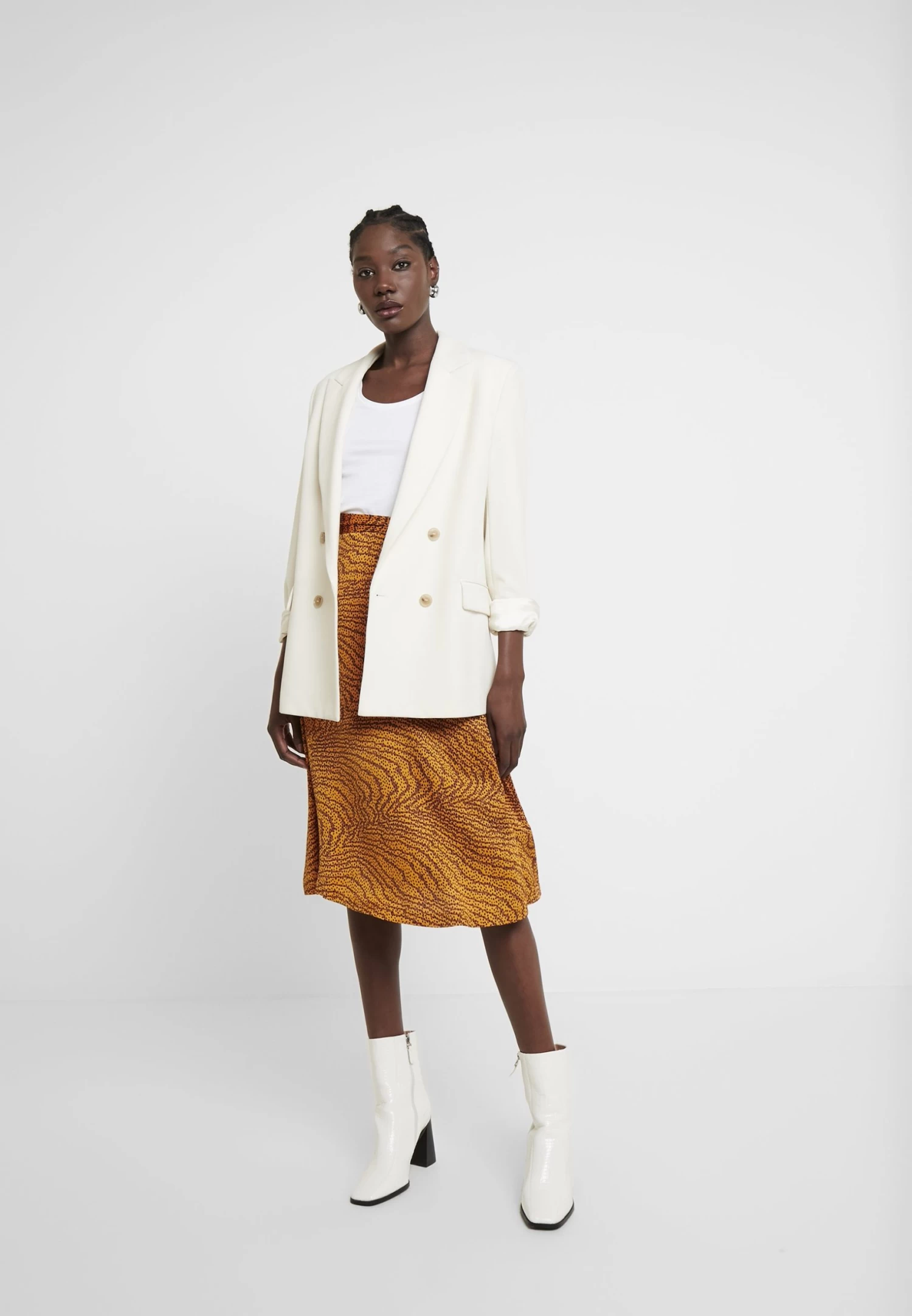 Anna Field 2 Pack- Basic T-Shirt - White 2 Anna Field 2 Pack- Basic T-Shirt - White - Image 2