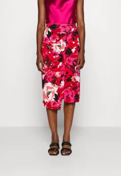 Anna Field Front Knot Midi Skirt - Pencil Skirt - Pink