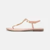 Anna Field T-Bar Sandals - Rose Gold