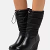Anna Field Winter Boot - Wedge Boots - Black