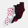 Anna Field 5 Pack - Socks - Black/White