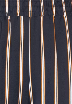 Anna Field Trousers - Dark Blue/Brown/White -Anna Field Shop 746433ceffa04894b7fffb555b025d32 scaled