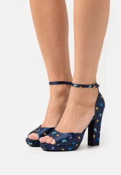 Anna Field Platform Sandals - Dark Blue
