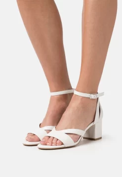 Leather Wide Fit - Sandals - White