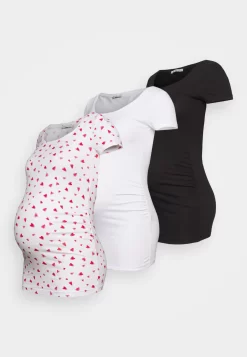 3Pack - Print T-Shirt - White/White /Black -Anna Field Shop 8b002e3049b54ffb8e1402b4f5ccb2ce scaled