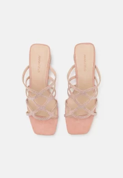 Anna Field Leather- Heeled Mules - Light Pink -Anna Field Shop 8b17779f89b54f6788f1e0797b95d9f7 scaled